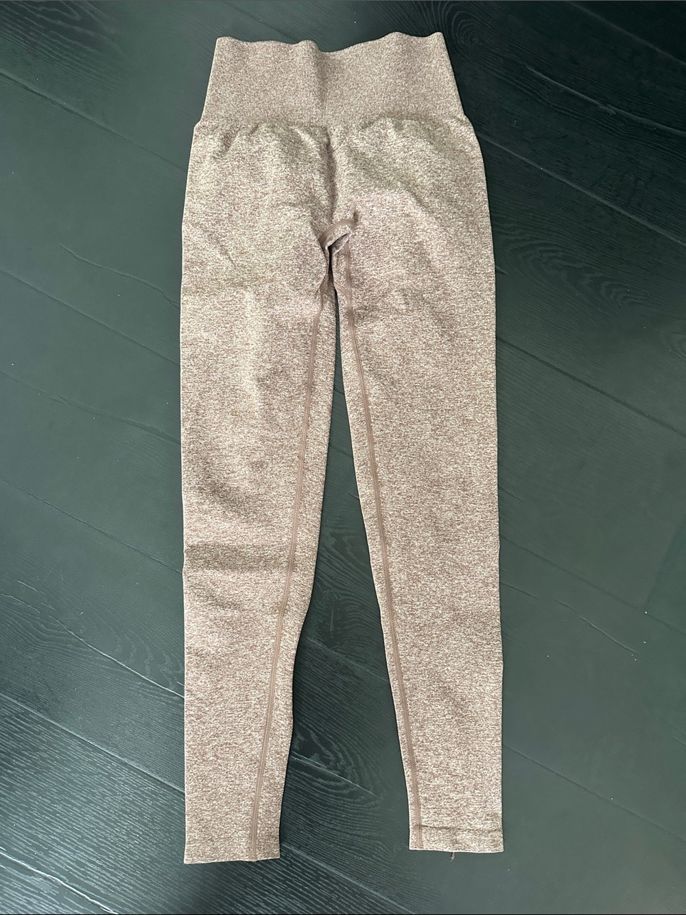 Women’s scrunch seamless Taupe High-Waist Leggings
